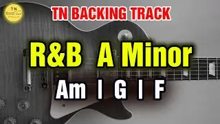 Guitar Backing track A minor | Am G F | 85 BPM | TN Backing Track