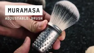 MURAMASA Adjustable Shaving Brush: Discover the Perfect Brush Hair for Your Shave