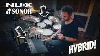 HYBRID DRUMMING with Sonor Vintage Series drums & NUX DP-2000