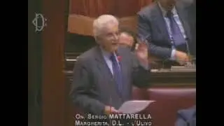 Sergio Mattarella si scaglia contro il Porcellum alla Camera