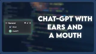 [NEW] I GAVE CHATGPT A COUPLE OF EARS AND A MOUTH!