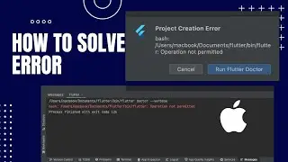 How To Solve Error In macbook || Operation not permitted