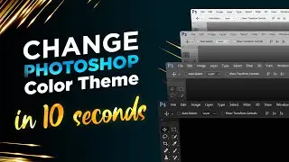 Change Photoshop Color Theme in just a click - 10 Sec