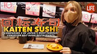 Comparing 2 of Japan's Most Famous Conveyor Belt Sushi Restaurants | Life in Japan Episode 192