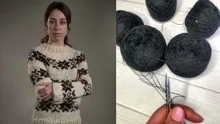 История НАШУМЕВШЕГО скандинавского свитера спицами 🧶 История из истории. 2 сезон. Начало #2
