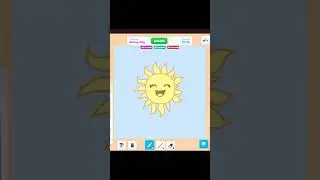 Speed Drawing a Sunny Day in Roblox! #art #roblox #speeddraw