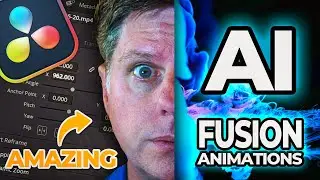 INSANE?  Can AI Create Davinci Resolve Fusion Animations?