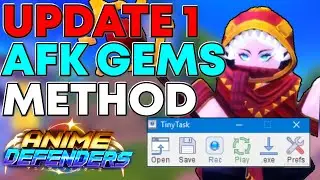 NEW Way To AFK GEMS In UPDATE 1 of Anime Defenders