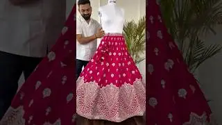 Pink color Sequence Zari Embroidery work Designer Lehenga choli for Wedding #designerlehengacholi