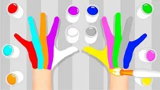 Familia Dedo de Colores ♫ Aprende Colores Con las Manos #1 - Canciones Infantiles ♫ Plim Plim