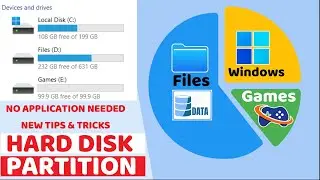 How to create Partition on Windows 11 - 2024 LATEST UPDATE