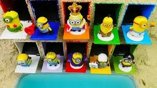 Minions Me Despicable - Water and Sand Video Playground - Educational for Kids