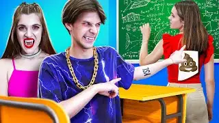 Бедная Девушка Попала В Школу Вампиров! Мой Парень - Вампир || 