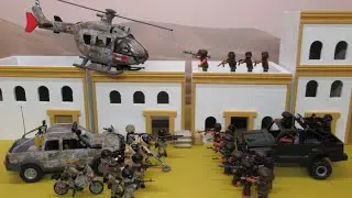 NAVY SEALS vs REBELLES : Les forces spéciales à la guerre ! Stop motion Playmobil !