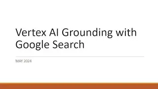 Vertex AI Grounding with Google Search