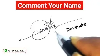 ✅Commented Names | Signature Style Of My Name | How to Signature Your Name | Part - 2