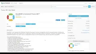 OpenBOM for Autodesk Fusion 360 -installation steps