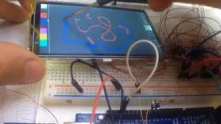 How to connect the touch screen of the mobile phone to Arduino