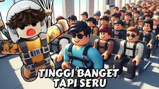 RELA ANTRI PANJANG DEMI TERJUN PAYUNG DARI PESAWAT ! ROBLOX