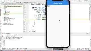 Row Widget and Column Widget in Flutter - Android and iOS Hybrid Application Development Tutorial