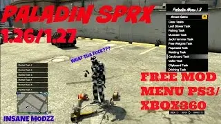 GTA5/PS3/XBOX360 PALADIN FREE MOD MENU SHOWCASE+DOWNLOAD!!!