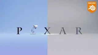 Creating a Pixar logo in Blender | Speed Art