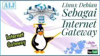 Konfigurasi Internet Gateway di Router Debian || Mapel ASJ