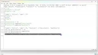 Using Dictionaries in Python
