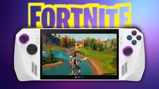 Fortnite performance tested on ROG ally