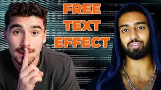 How to Edit Text Effects Like Iman Gadzhi and Hamza for FREE