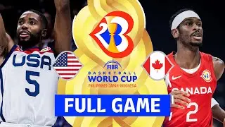 3RD PLACE GAME: USA vs Canada | Full Basketball Game | FIBA Basketball World Cup 2023