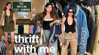 Thrift with Me in NYC ⭐️ best spots + try on haul