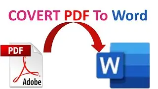 How to Convert PDF to Word | How To EASILY Convert PDF to Word | True and Scanned PDF