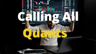 Lets start building a Quant Community | Calling all quants