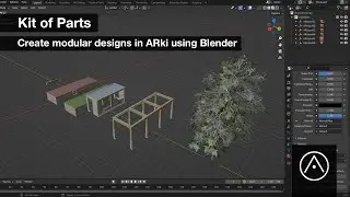 Create modular designs in ARki using Blender