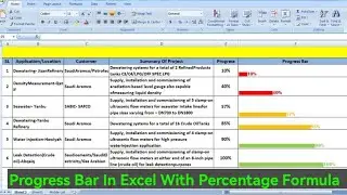 How To Show Progress Bar In Excel Cell With Change Color Based On Value?