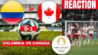 Colombia vs Canada Women 0-1 Live Olympics Games 2024 Football Match Score Highlights Direct Vivo