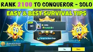 🇮🇳DAY 37 : BEST SURVIVAL TIPS FOR EASY CONQUEROR. SOLO ACE MASTER TO CONQUEROR BEST STRATEGY.