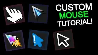 How to make a Custom Mouse Cursor in Roblox Studios? EASY TUTORIAL!!