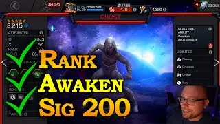 Ghost Rank Up and Awakening (no gameplay) | Marvel Contest of Champions