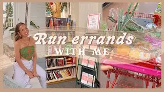 RUN ERRANDS WITH ME | garden center, barnes & noble, & Trader Joes!