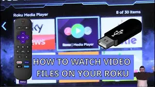 Watch .MP4 videos on a Roku - How to play videos of a USB Drive on ROKU