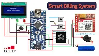 Smart Shopping Trolley with Smart Billing Using Arduino & Gsm Module | Smart Trolley