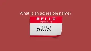 What is an accessible name?