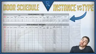 Door Schedule: Instance vs Type | Revit
