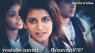 New movie Priya Prakash Varrier  Full Video