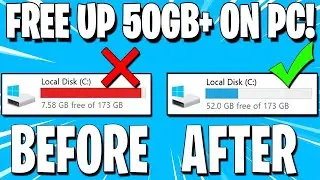 (NEW 2023) How to FREE UP Disk Space on 