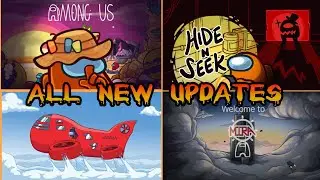 Among us All New Updates Trailers (Fungle Map, Hide n seek, maps, roles)