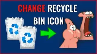 HOW TO CHANGE RECYCLE BIN ICON | Patrick Star Recycle Bin Icon