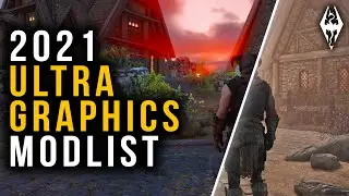 💎 Ultra HD 2021 Skyrim Graphics Compared to Vanilla | Easy to Install Modlist (Wabbajack & MO2)